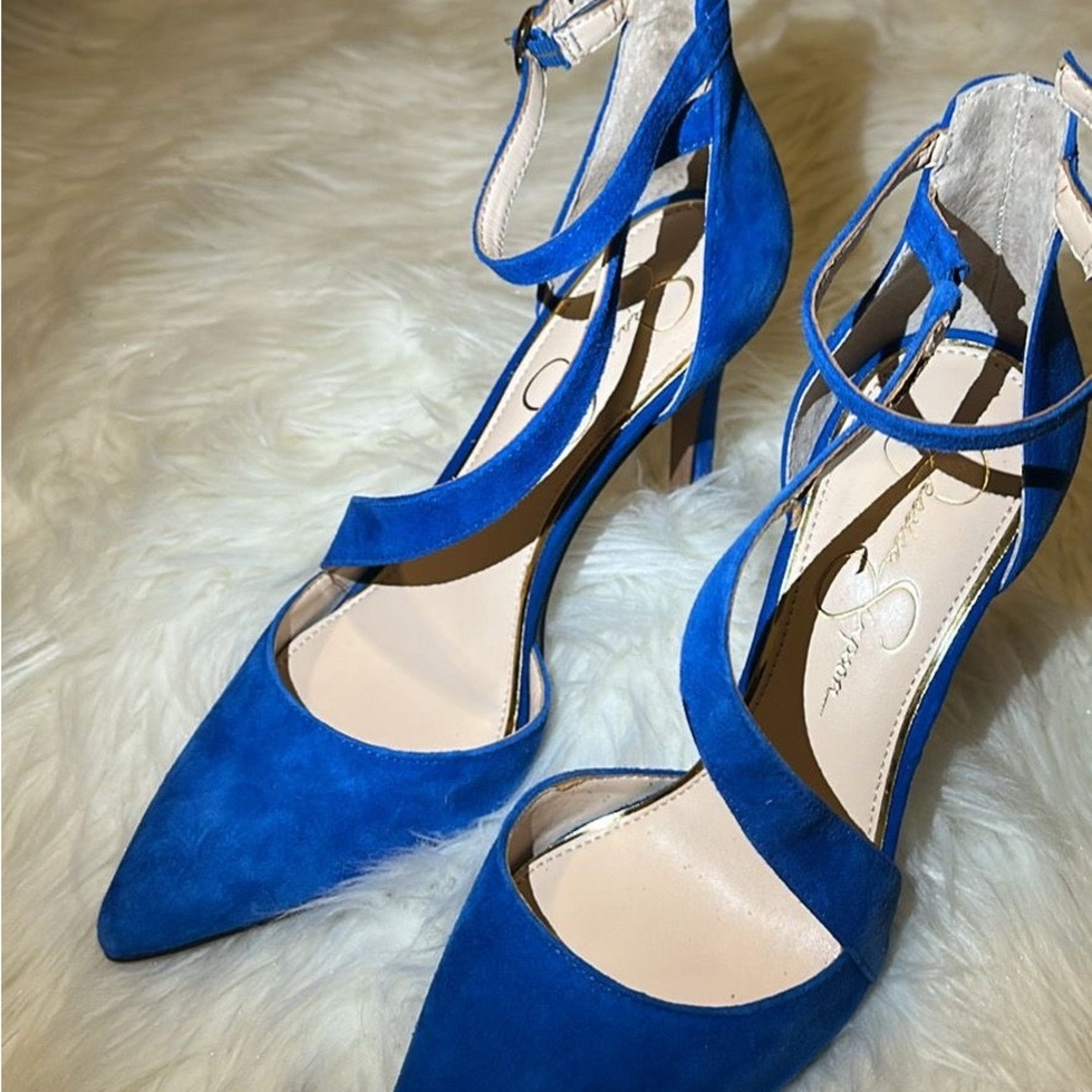 Jessica Simpson Royal Blue Heels